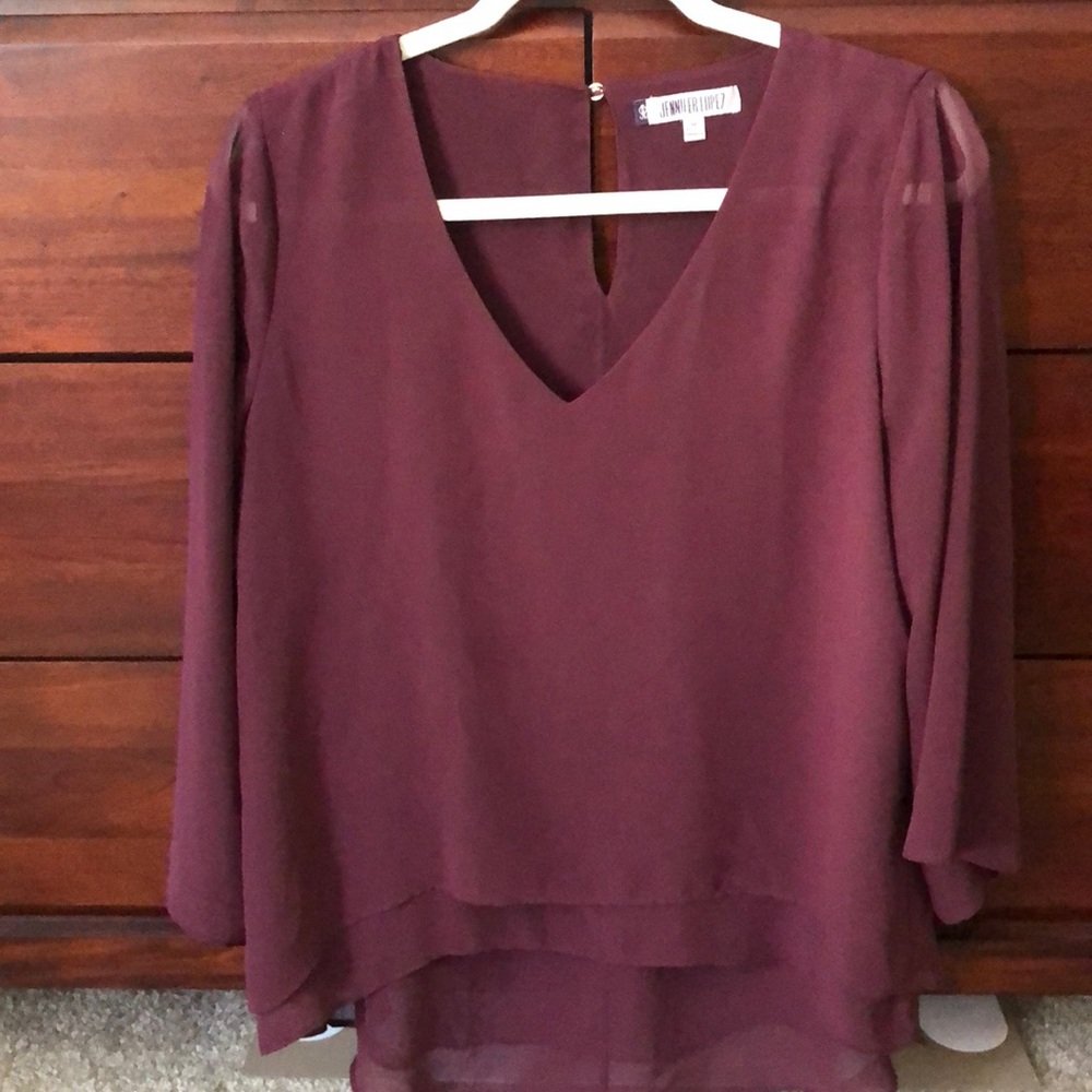4/$10 Merlot blouse